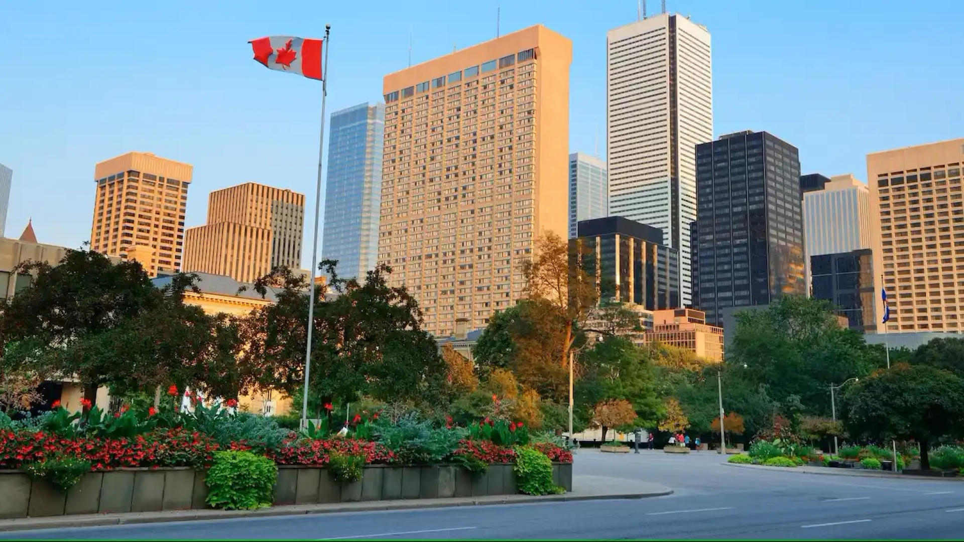 canadian-flag-near-building